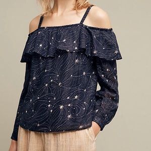 Anthropologie Floreat Off the Shoulder Top